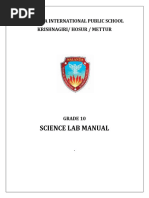 Class 10 Science Practical Guide | PDF | Ph | Acid