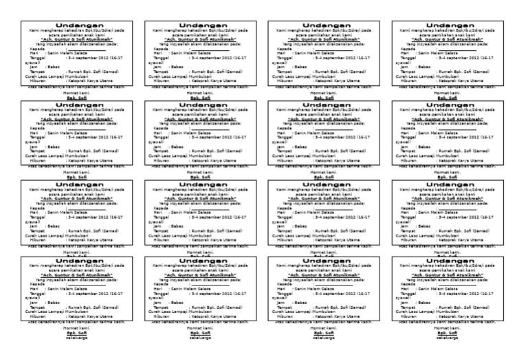 Undangan Rokok4 | PDF