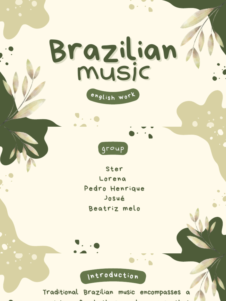 Overview of Traditional Brazilian Music | PDF