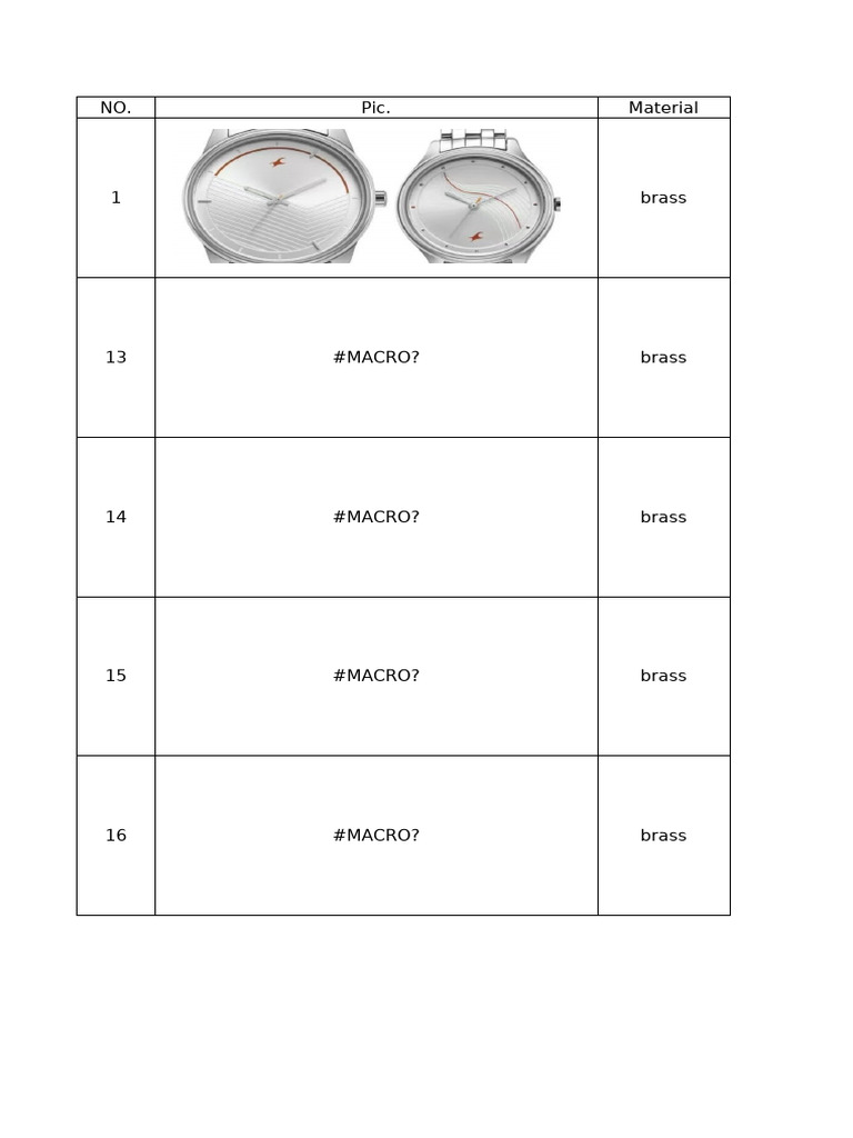 Quotation For Dial 11.24 | PDF