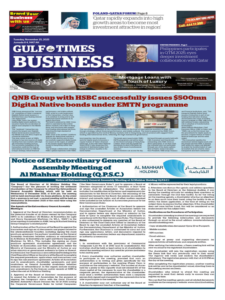 Business 20251125 1 | PDF | Business | Private Sector