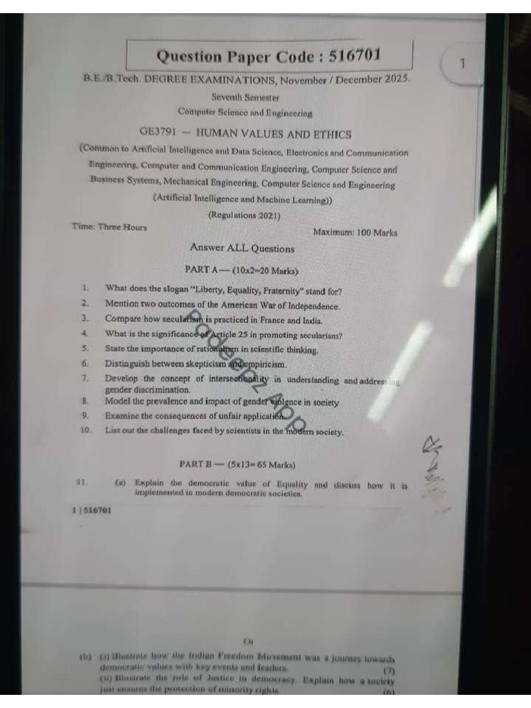 Ge3791 QP Nov-Dec 2025 | PDF