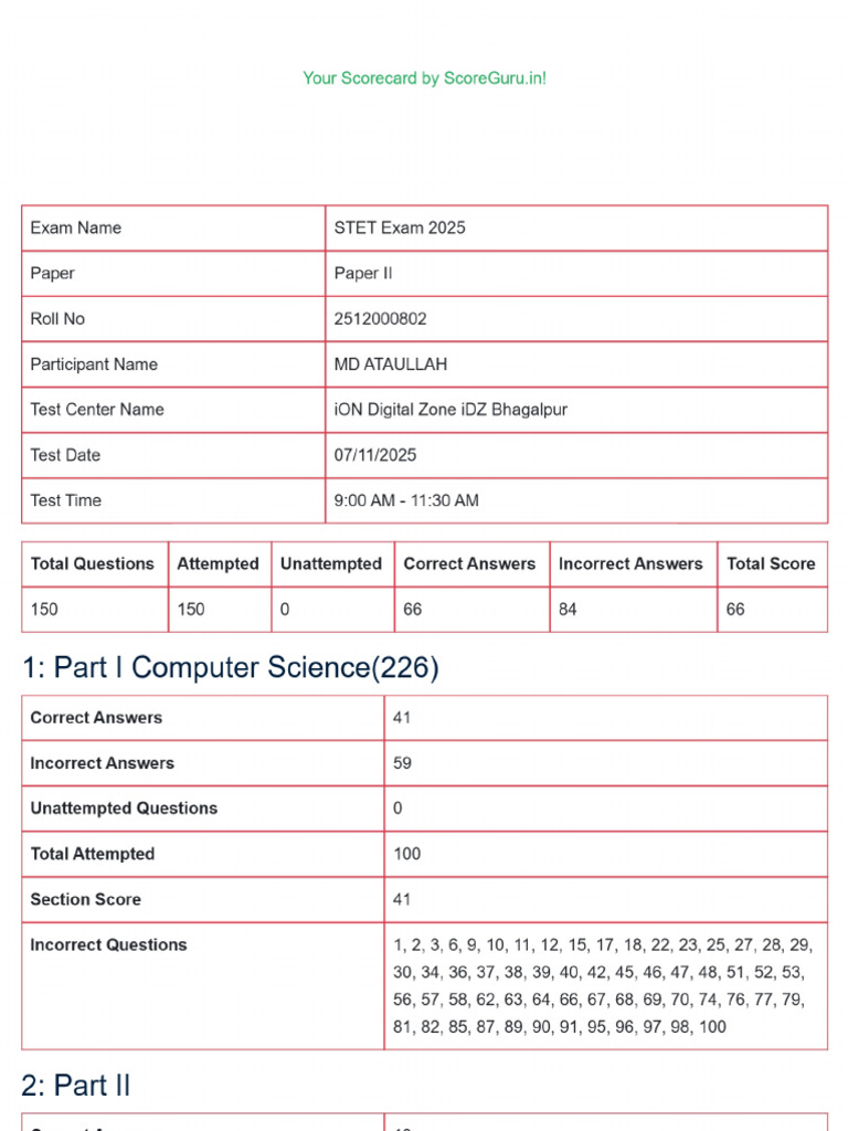 Result Box | PDF