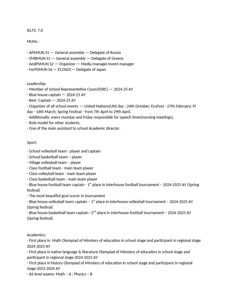 Activities | PDF