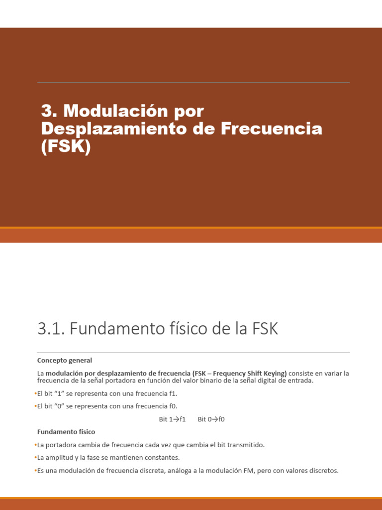 Tecnicas de Modulacion Digital (ASK, FSK, PSK) Parte 2 | PDF ...