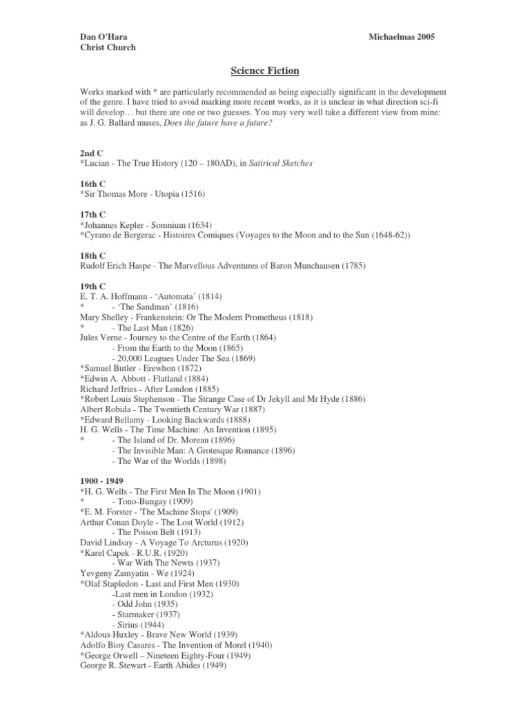 Fiction Works Example