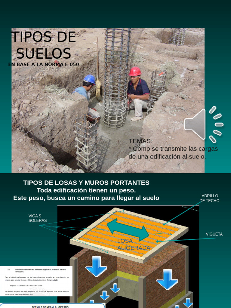 Tipos de Suelos según Norma E050 | PDF | Fundación (Ingeniería) | Suelo