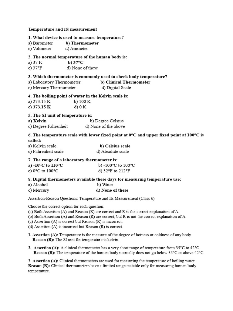 Understanding Temperature Measurement | PDF | Fahrenheit | Temperature