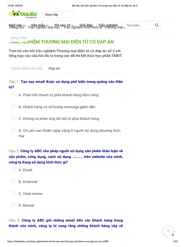TMDT 3 | PDF