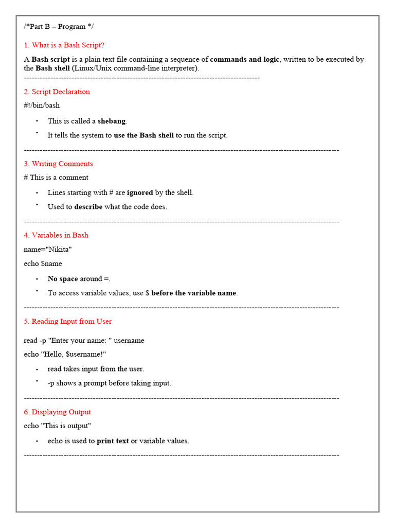 OS Prgm - Part B.pdf (1) | PDF | Command Line Interface | Computer Science