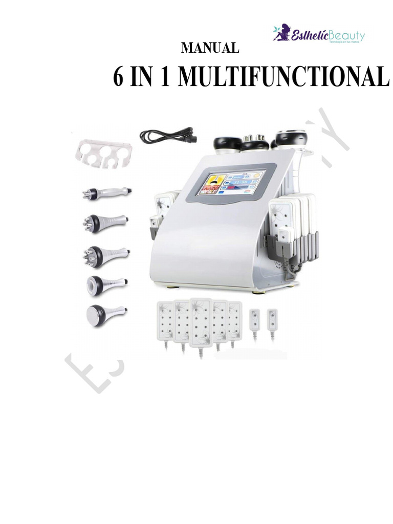 6-in-1 Multifunctional Aesthetic Device Guide | PDF | Adipose Tissue | Skin