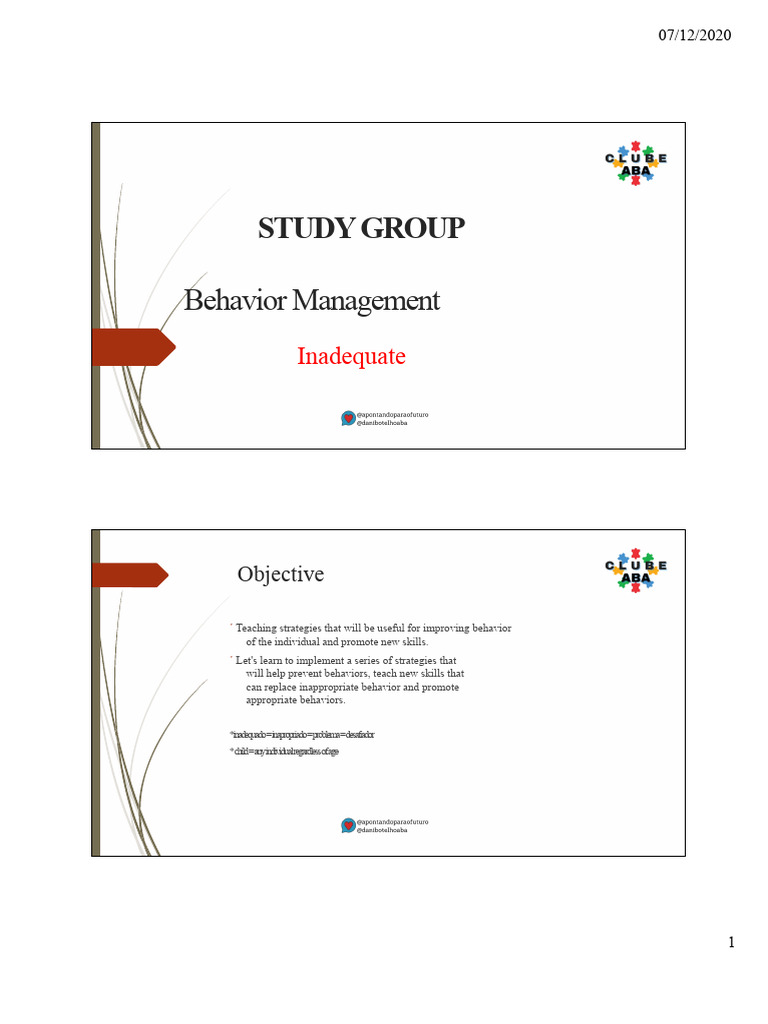 Behavior Management Strategies Overview | PDF | Reinforcement | Attention
