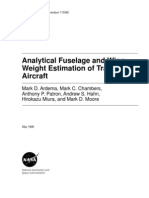 Analytic Wing and Fuselage