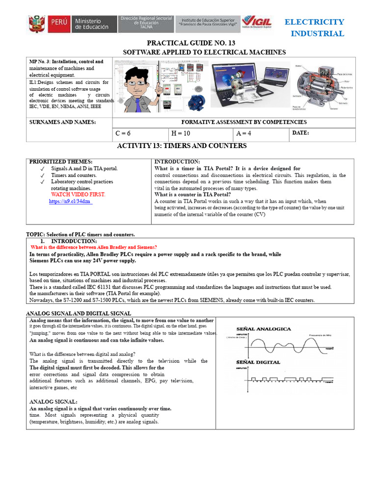 TIA Portal Timers and Counters Guide | PDF | Programmable Logic ...