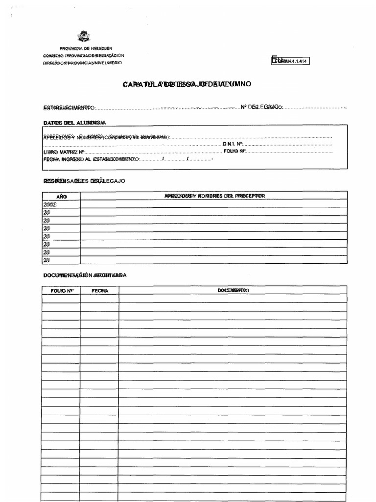Capa De Dossi De Aluno PDF