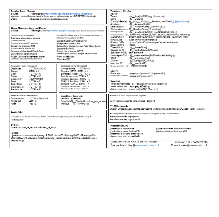 Guide d'installation et d'utilisation de JMeter | PDF | Logiciel ...