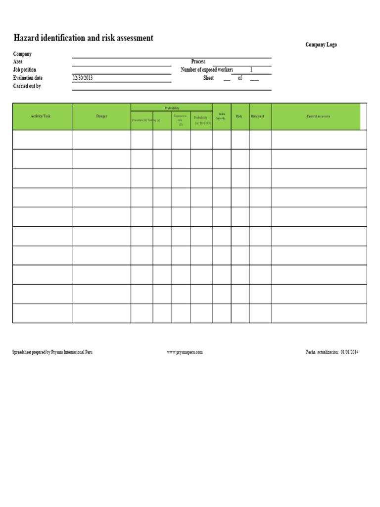 Hazard Identification & Risk Assessment Guide | PDF | Risk | Risk ...