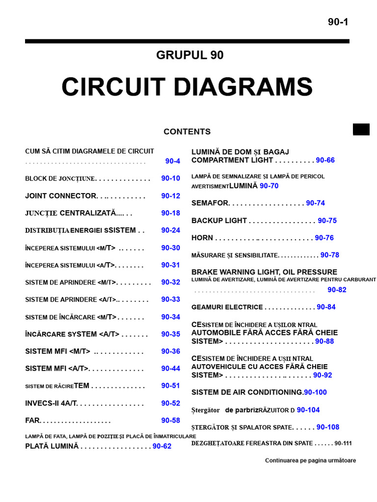 Diagrama de Cablare Lancer | PDF