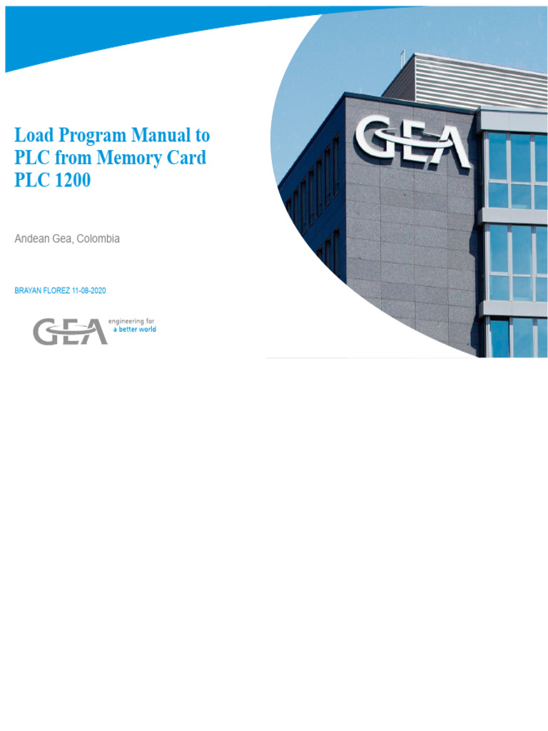 Manual Load Program To PLC From Memory Card - TIA Portal - Siemens PLC ...