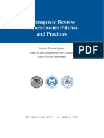 04-11 Fed Res - Inter Agency Review - Foreclosures