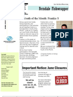 Ferndale Fishwrapper: Important Notice: June Closures