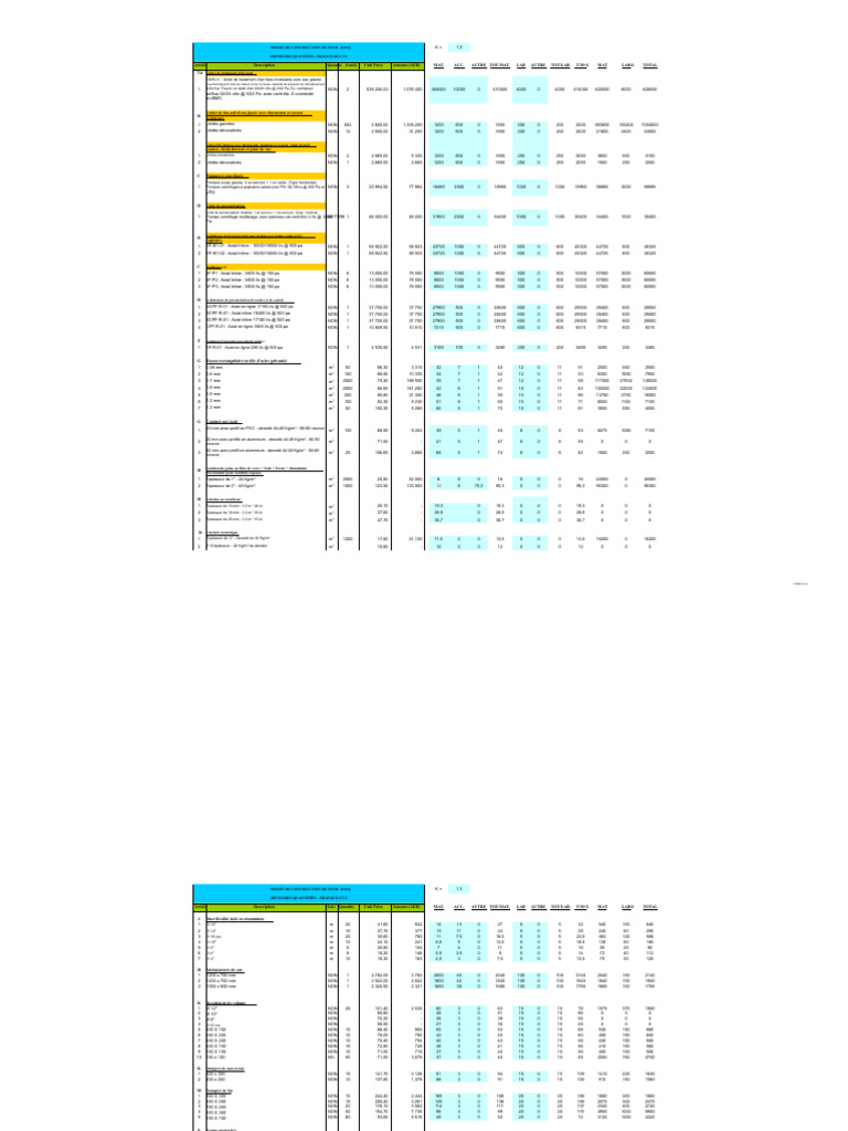 Devis CVC pour projet de construction | PDF | Matériaux de construction ...