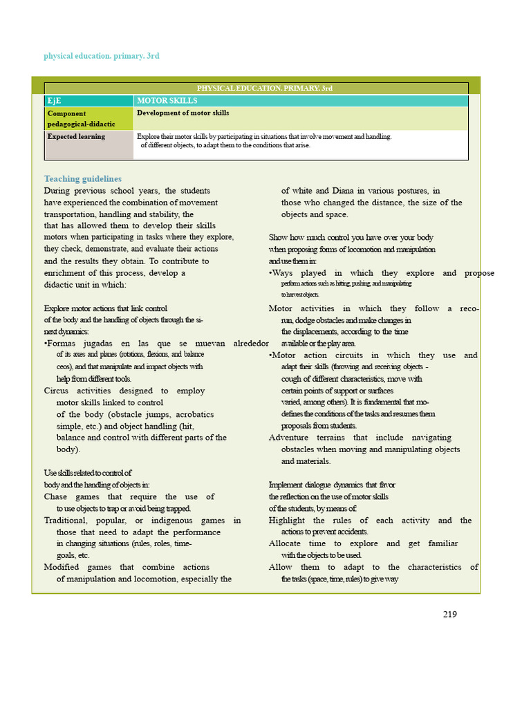 Teaching Guidelines and Evaluation Suggestions - 3rd Grade Primary ...