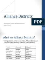 Alliance Districts: Presentation To State Board of Education May 17, 2012
