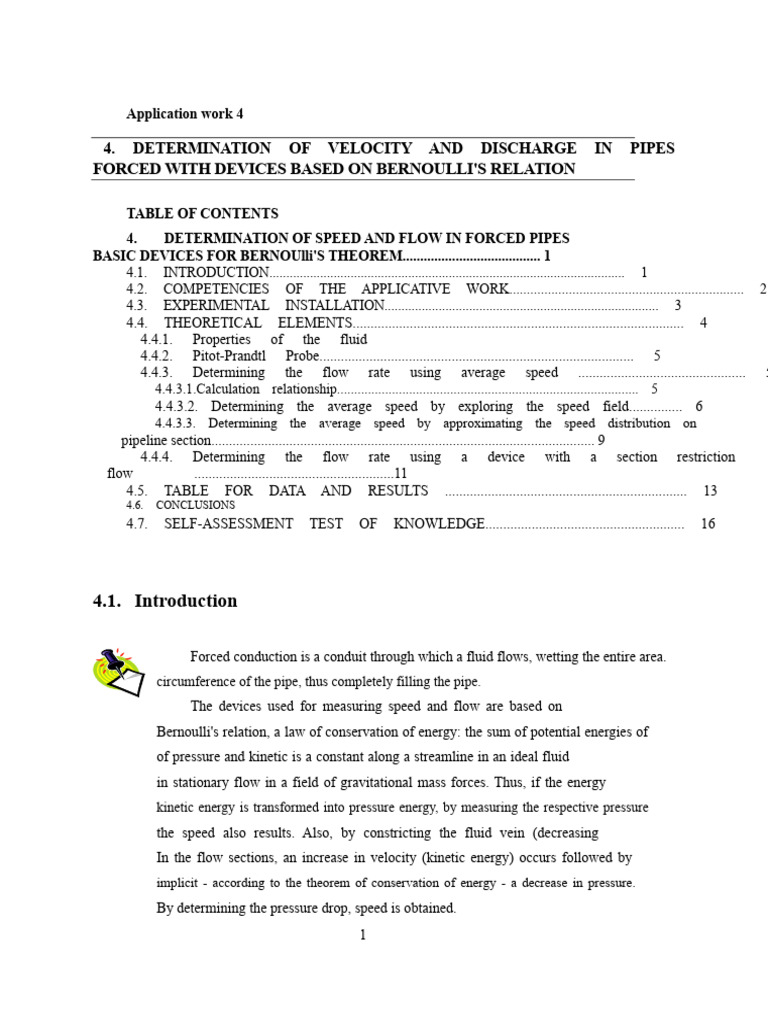 Velocity and Discharge in Forced Pipes | PDF | Flow Measurement | Fluid ...