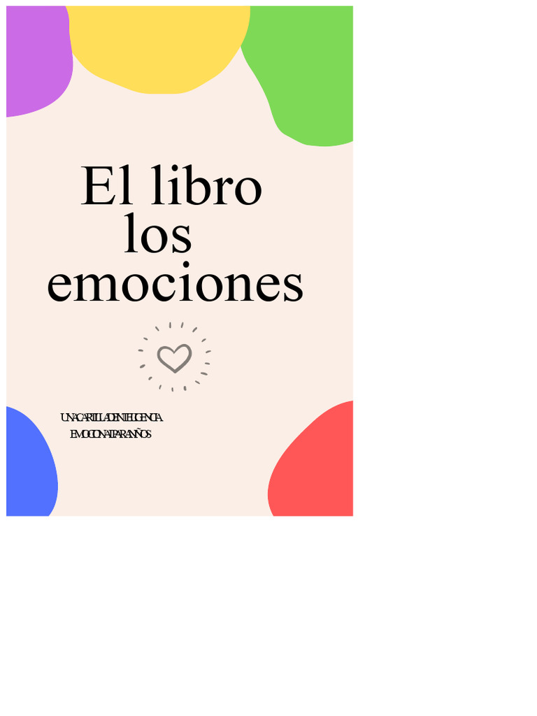 Cartilla de Inteligencia Emocional Infantil | PDF | Las emociones ...