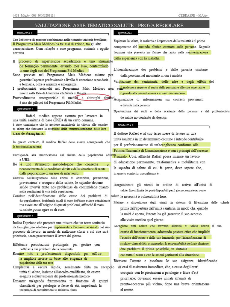 Prove Del Maav - Corrigida | PDF
