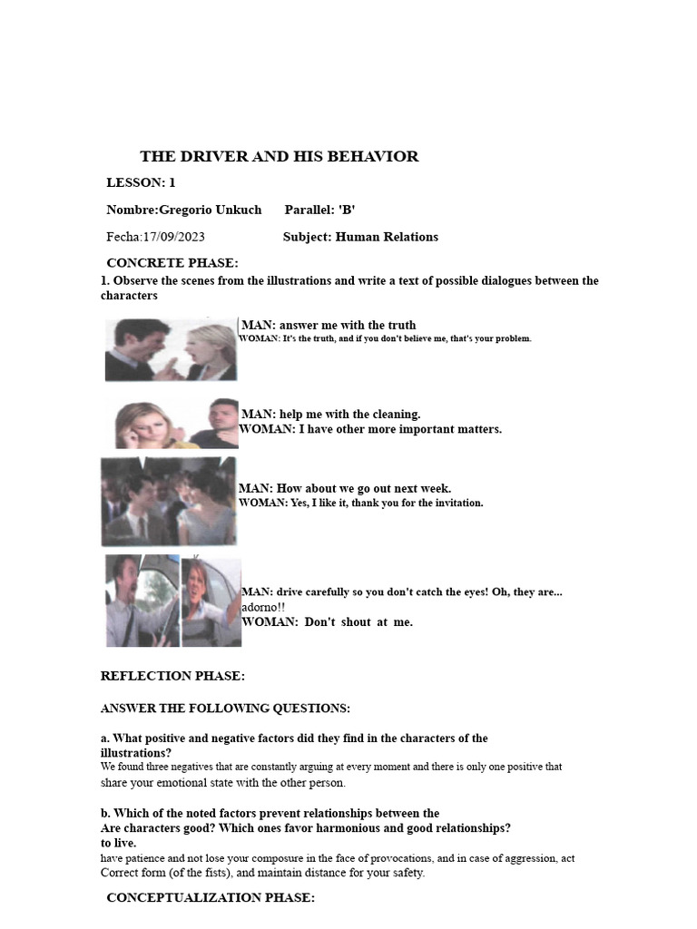 Understanding Driver Behavior and Relations | PDF | Aggression | Truth