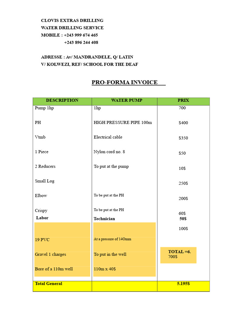 Invoice Drilling | PDF