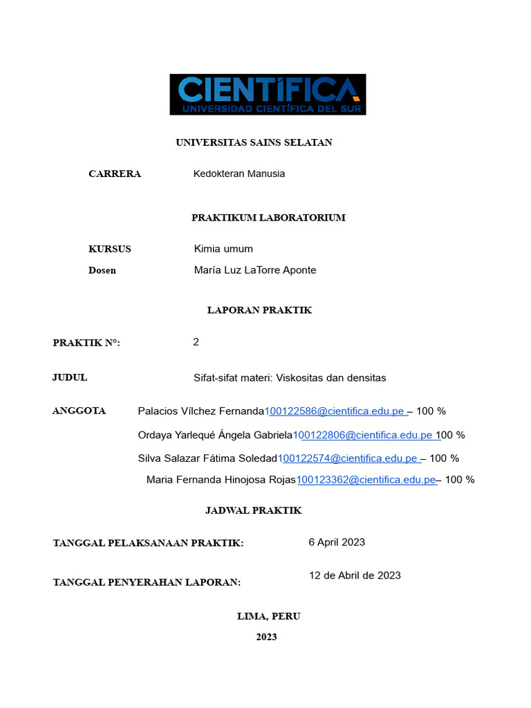 Laporan Laboratorium #2 | PDF