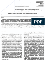 Human Psychopharmacology of N, N-Dimethyltryptamine: Behavioural Brain Research