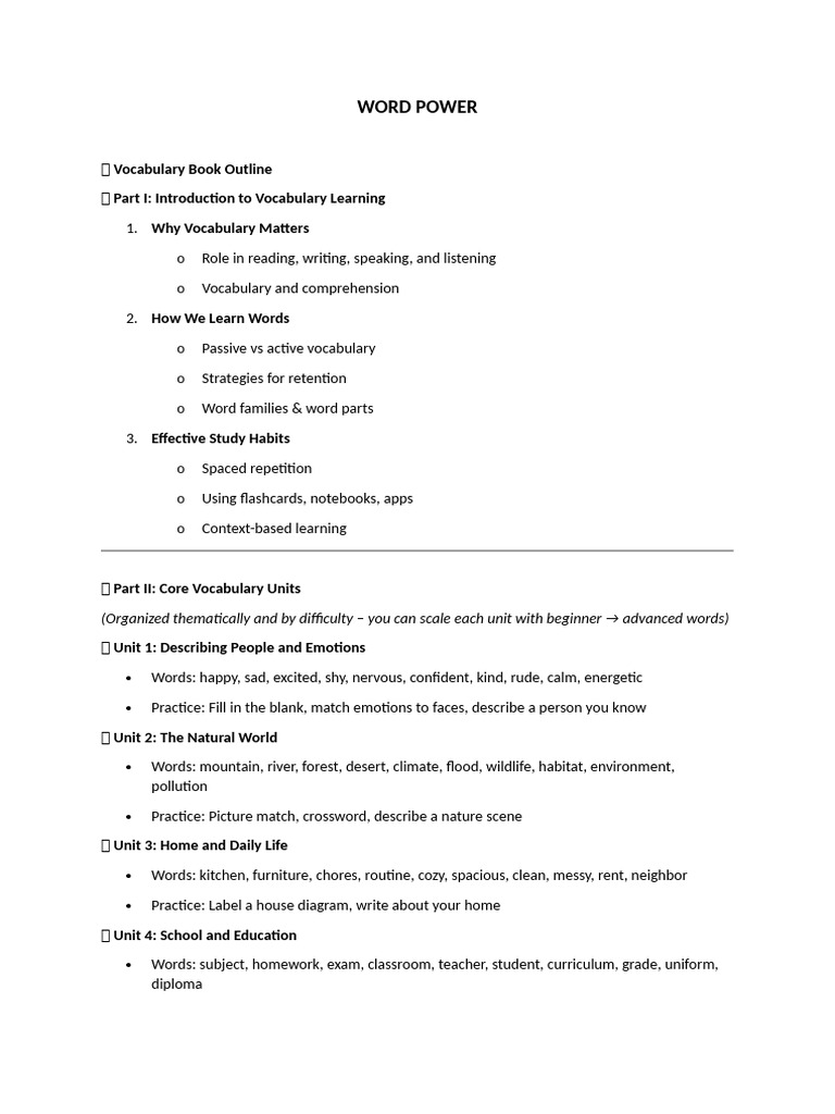 Vocabulary Learning Strategies Guide | PDF | Vocabulary | Reading ...
