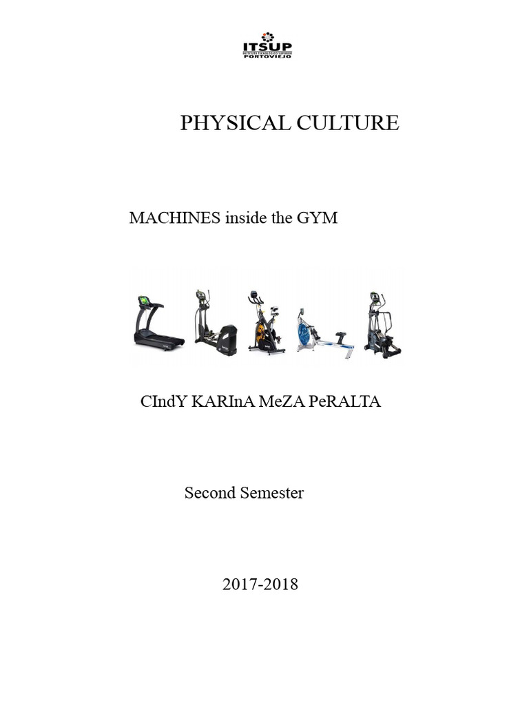 Names and Functions of Gym Machines | PDF | Strength Training