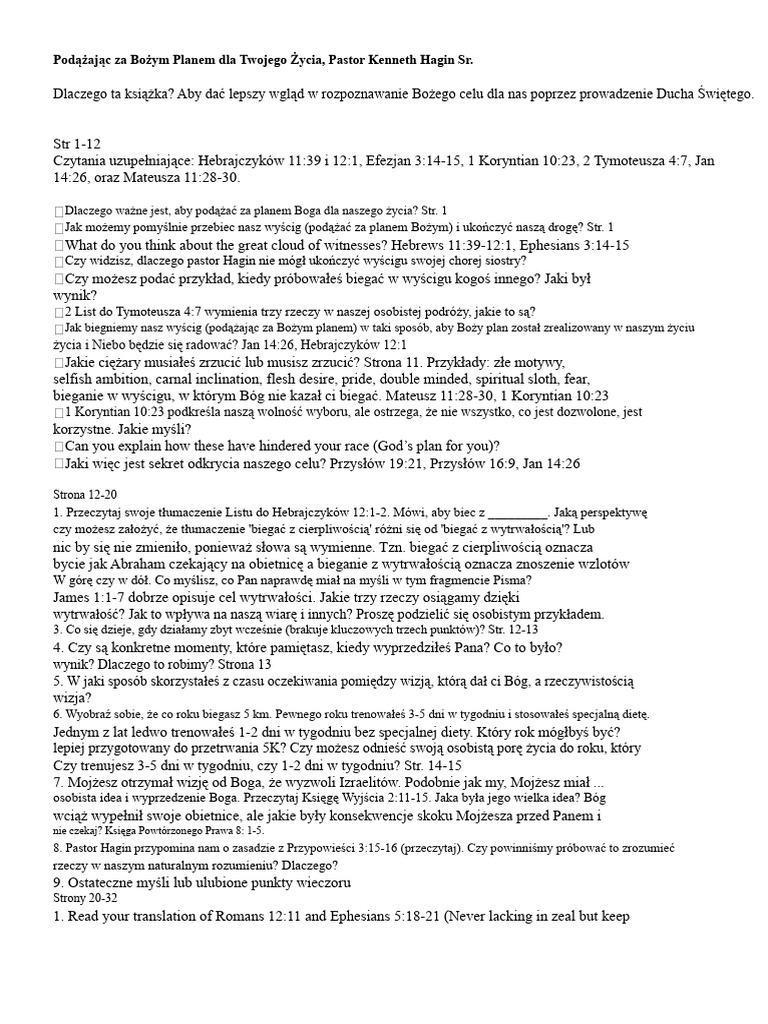 Przewodnik Po Nauce: Podążanie Za Planem Boga 1 | PDF
