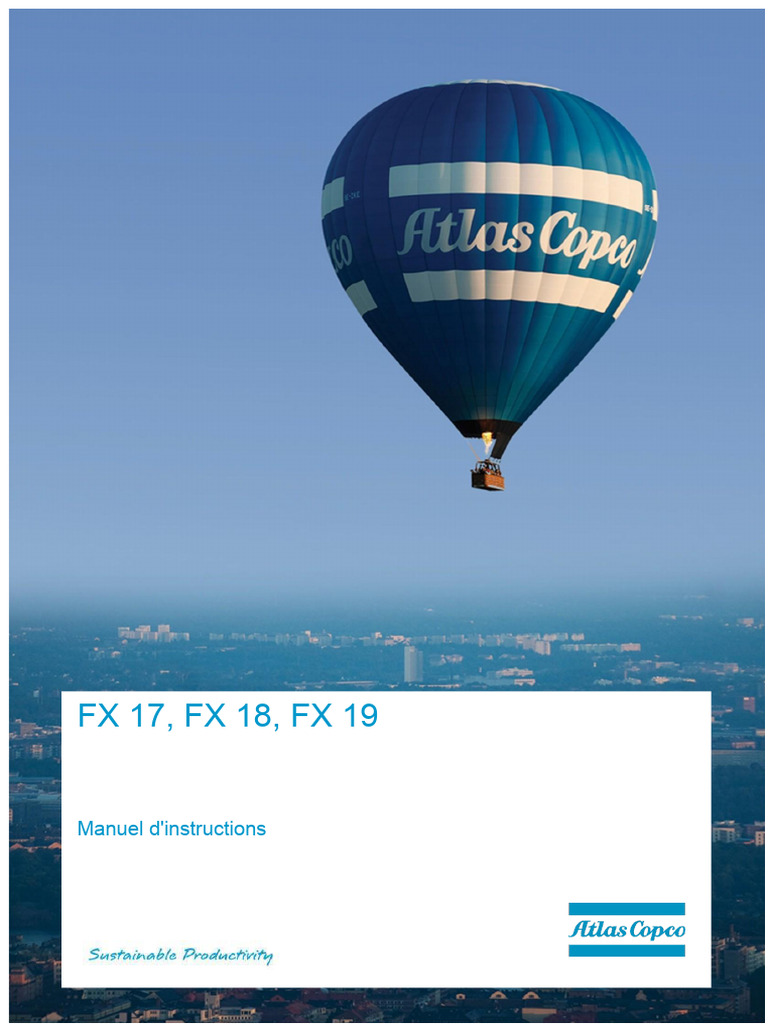 Manuel d'instructions FX 17-19 Atlas Copco | PDF | Condensation | Tuyau