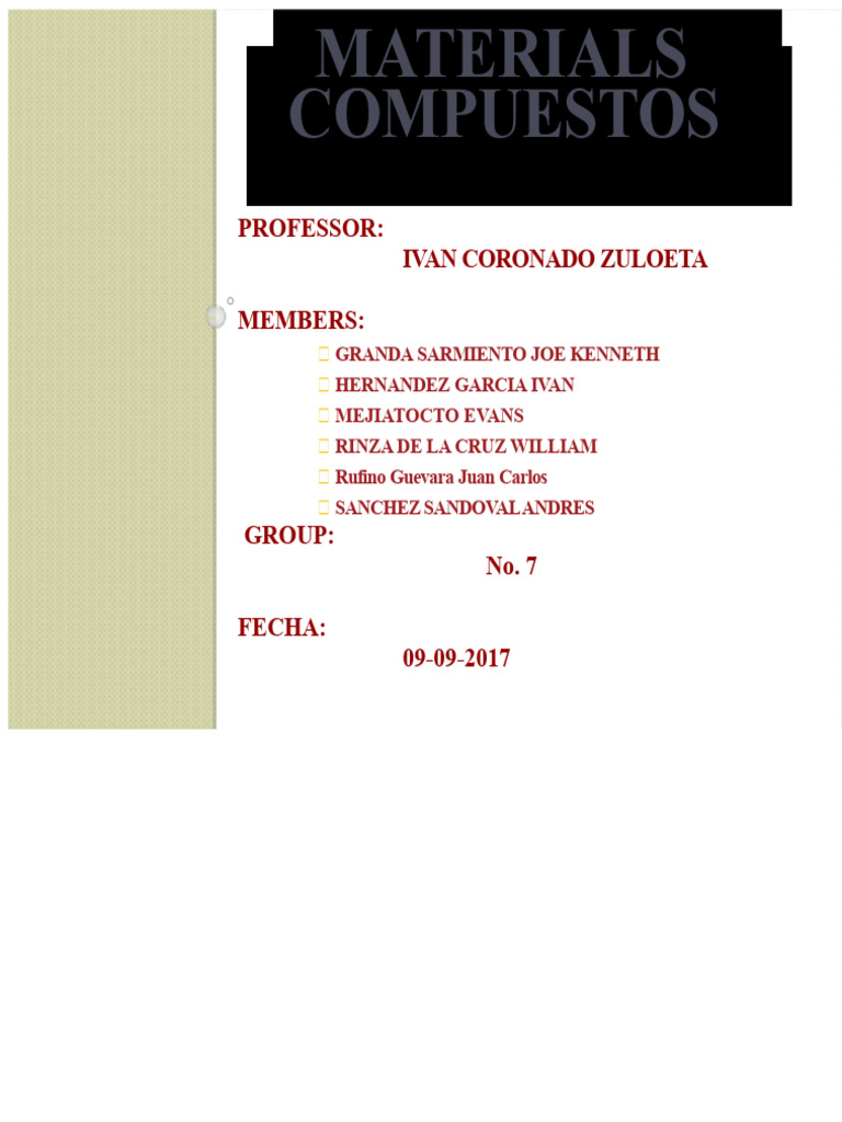 Overview of Composite Materials | PDF | Composite Material | Fibers