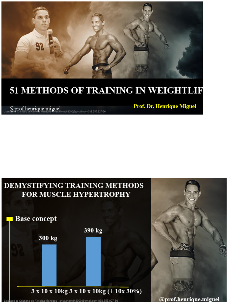 Weightlifting Training Methods Explained | PDF | Strength Training ...