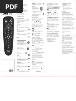 SKY Digital Remote Control Setup Guide | PDF