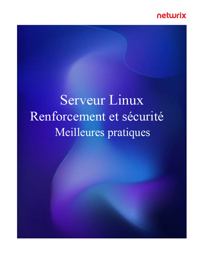 Renforcement de la sécurité des serveurs Linux | PDF | Linux ...