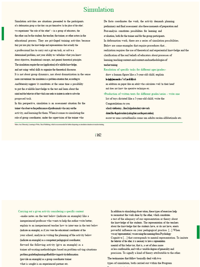Educator Simulation Training Insights | PDF | Knowledge | Simulation
