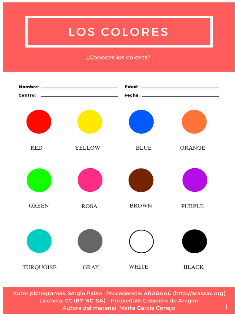 Color Names and Descriptions Guide | PDF