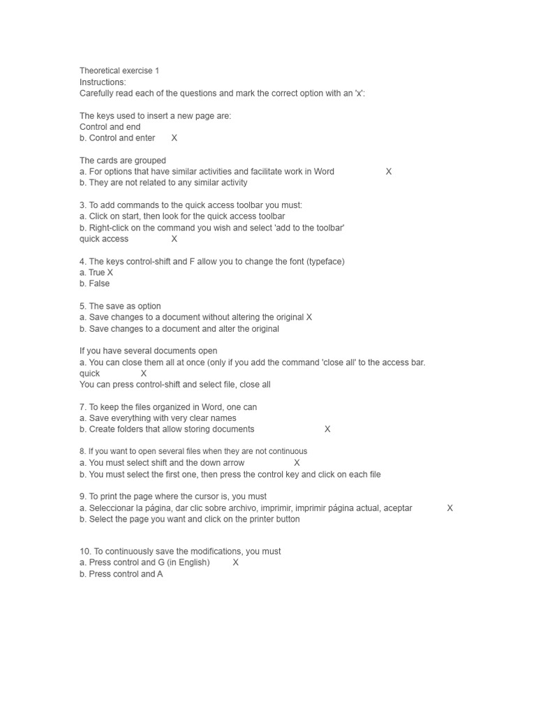 Word Document Formatting Exercises | PDF | Microsoft Word | Computer File