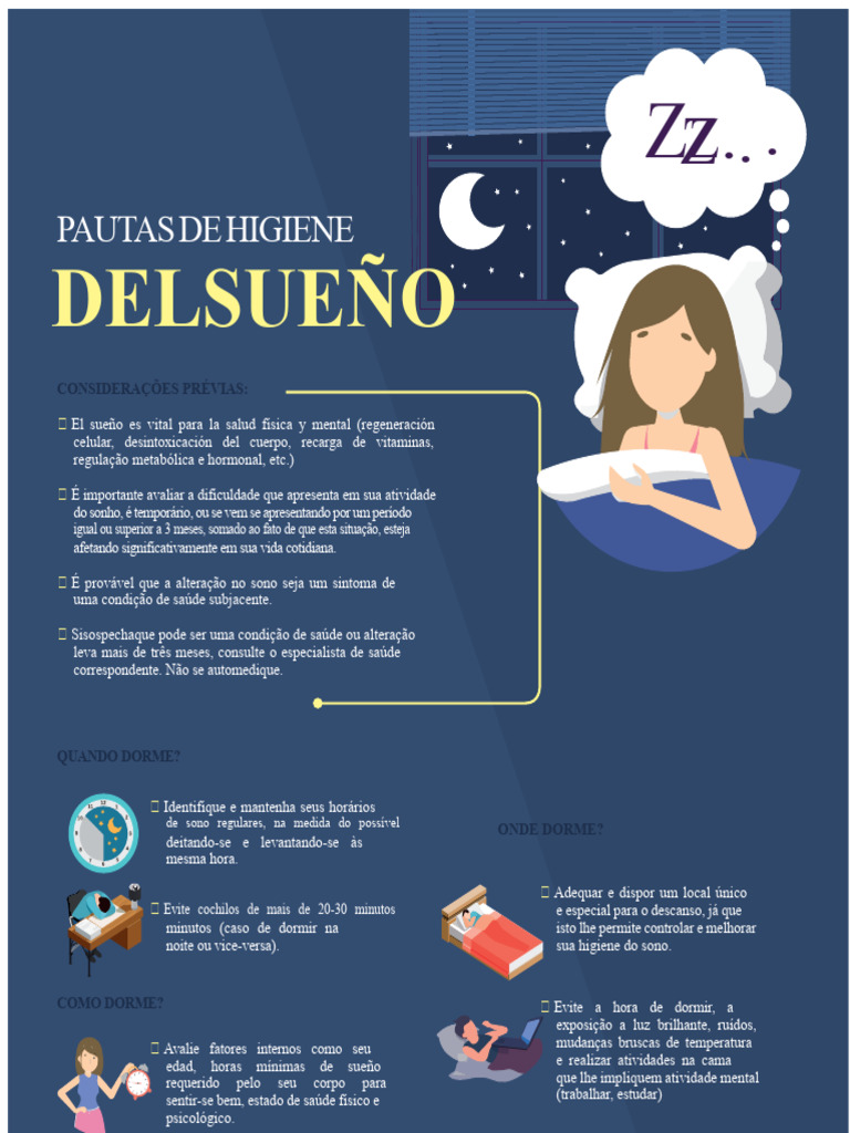Dicas de Higiene do Sono para Melhorar o Descanso | PDF