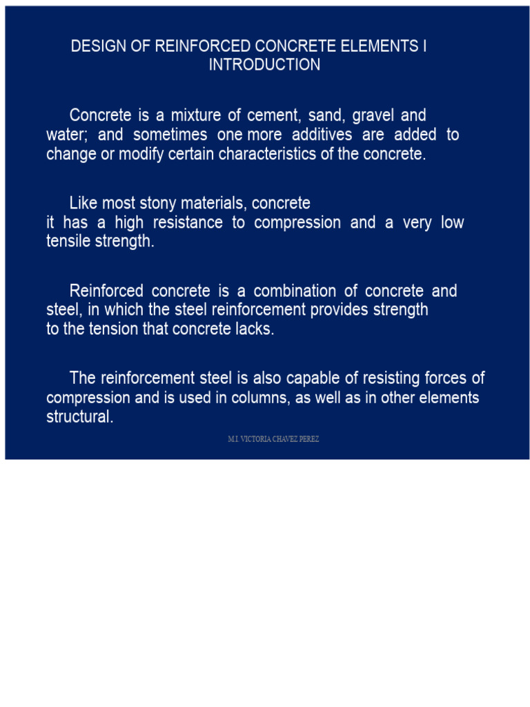 Reinforced Concrete Design Overview | PDF | Concrete | Bending