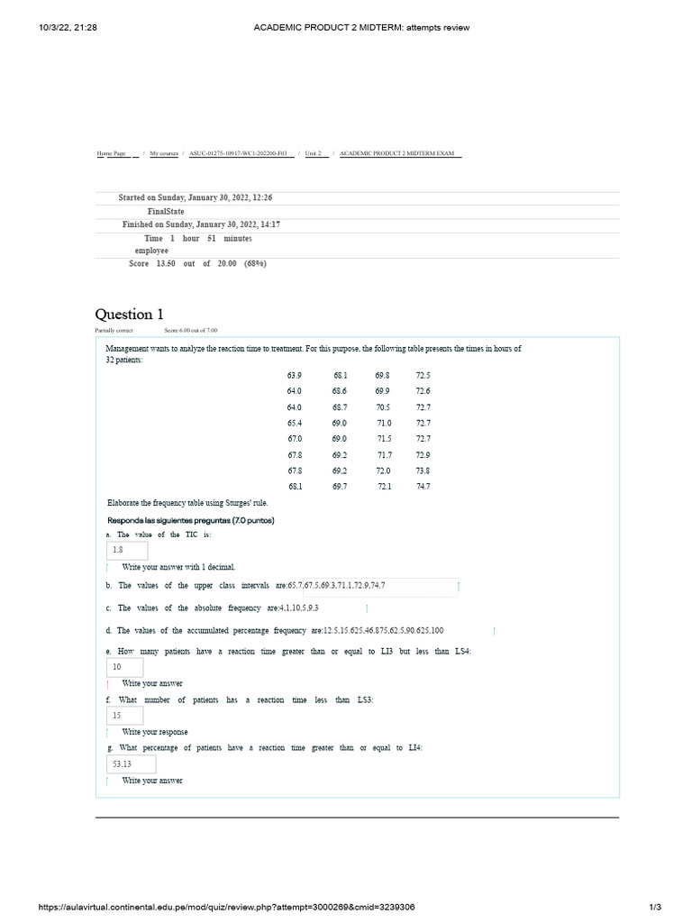 Midterm Exam Review: Statistical Analysis | PDF | Statistics | Applied ...