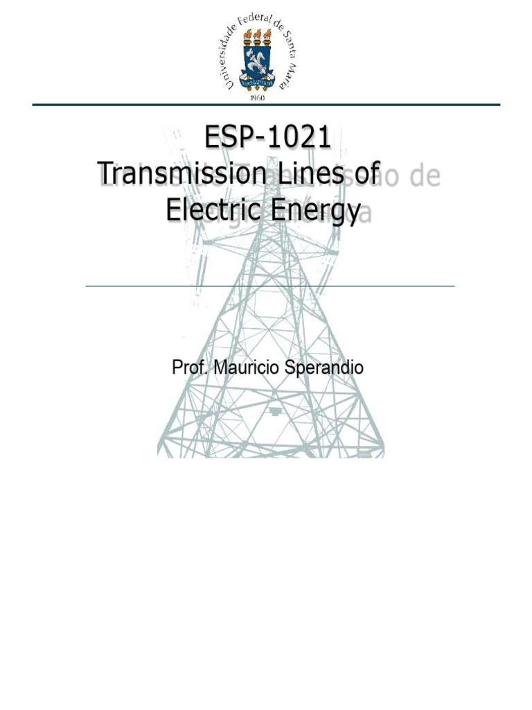 Lesson 01 Transmission Lines | PDF | Electric Power Transmission ...